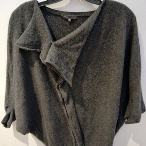 Vince Women's Tunic Sweater Gray 100% Cashmere